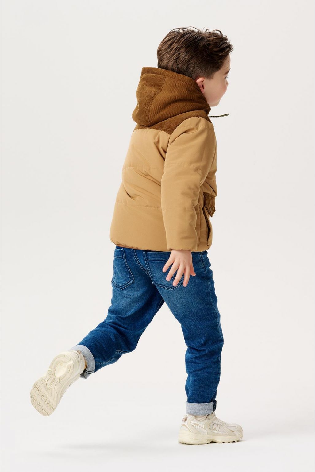 Noppies Kids Manteau d'hiver Hinix - Reversible - Bistre