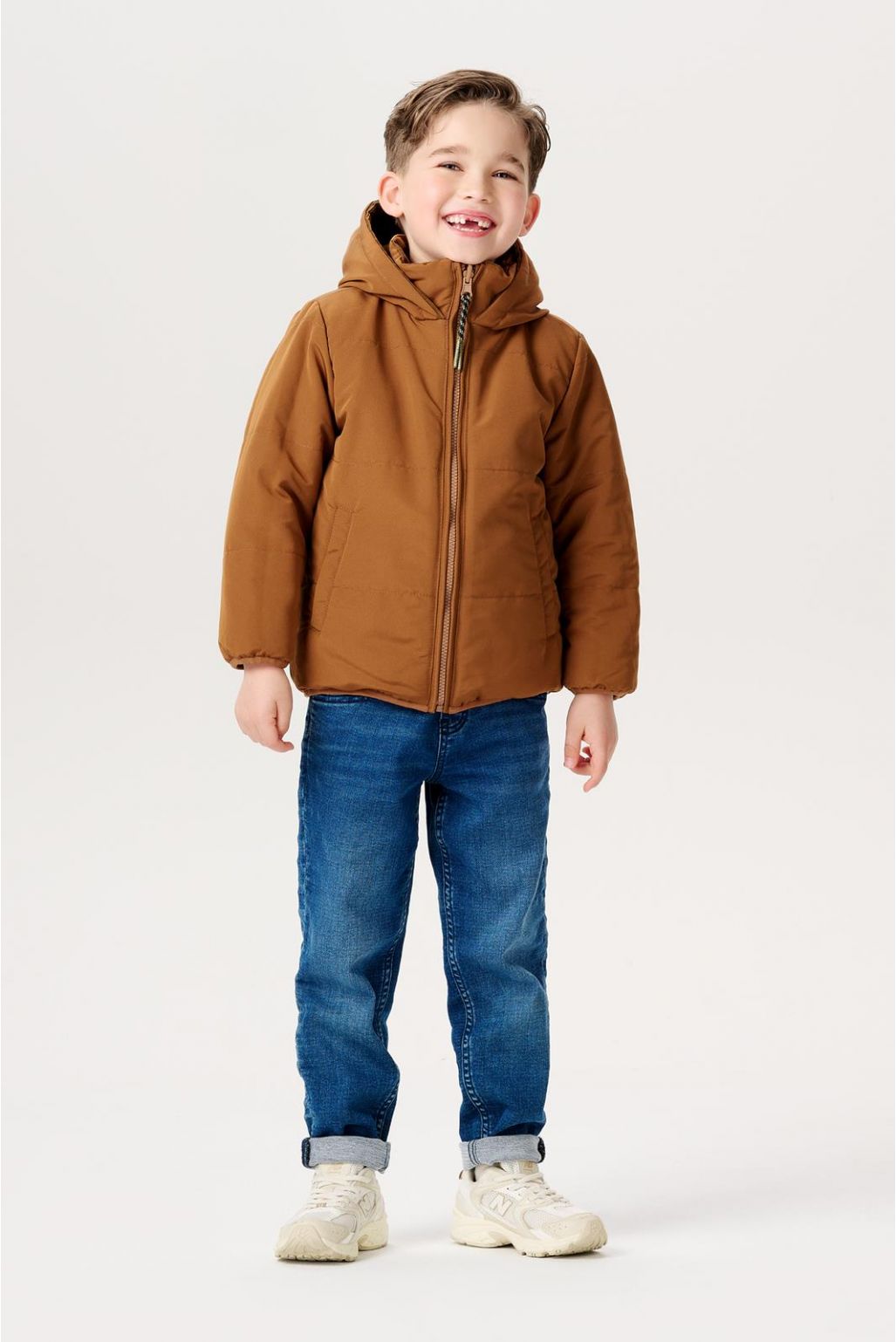 Noppies Kids Manteau d'hiver Hinix - Reversible - Bistre