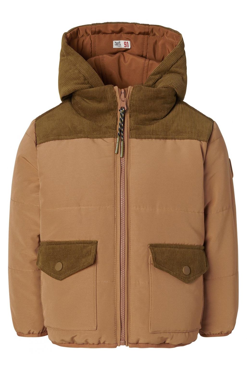 Noppies Kids Manteau d'hiver Hinix - Reversible - Bistre