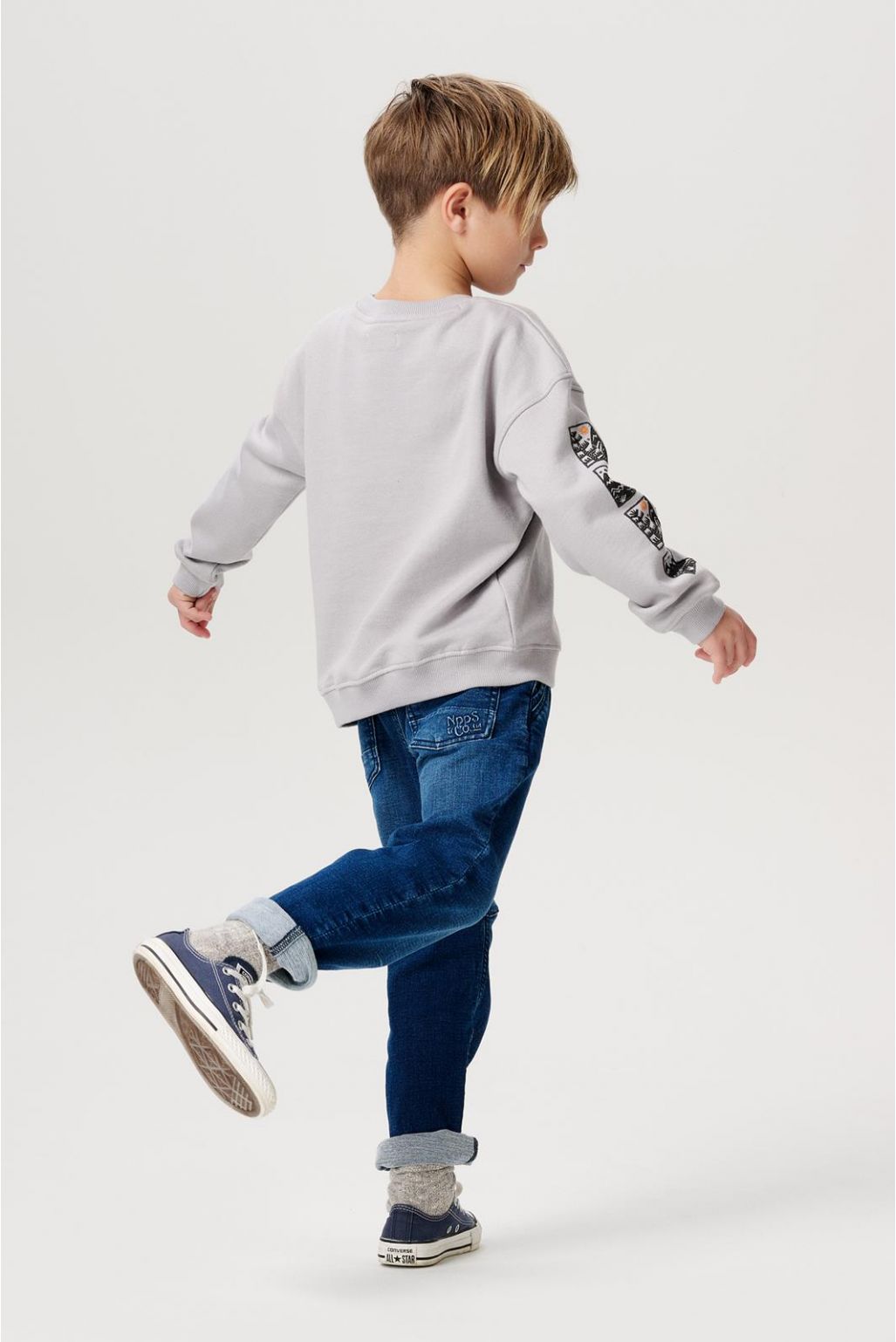 Noppies Kids Sweater Hugli - Silver  Scone