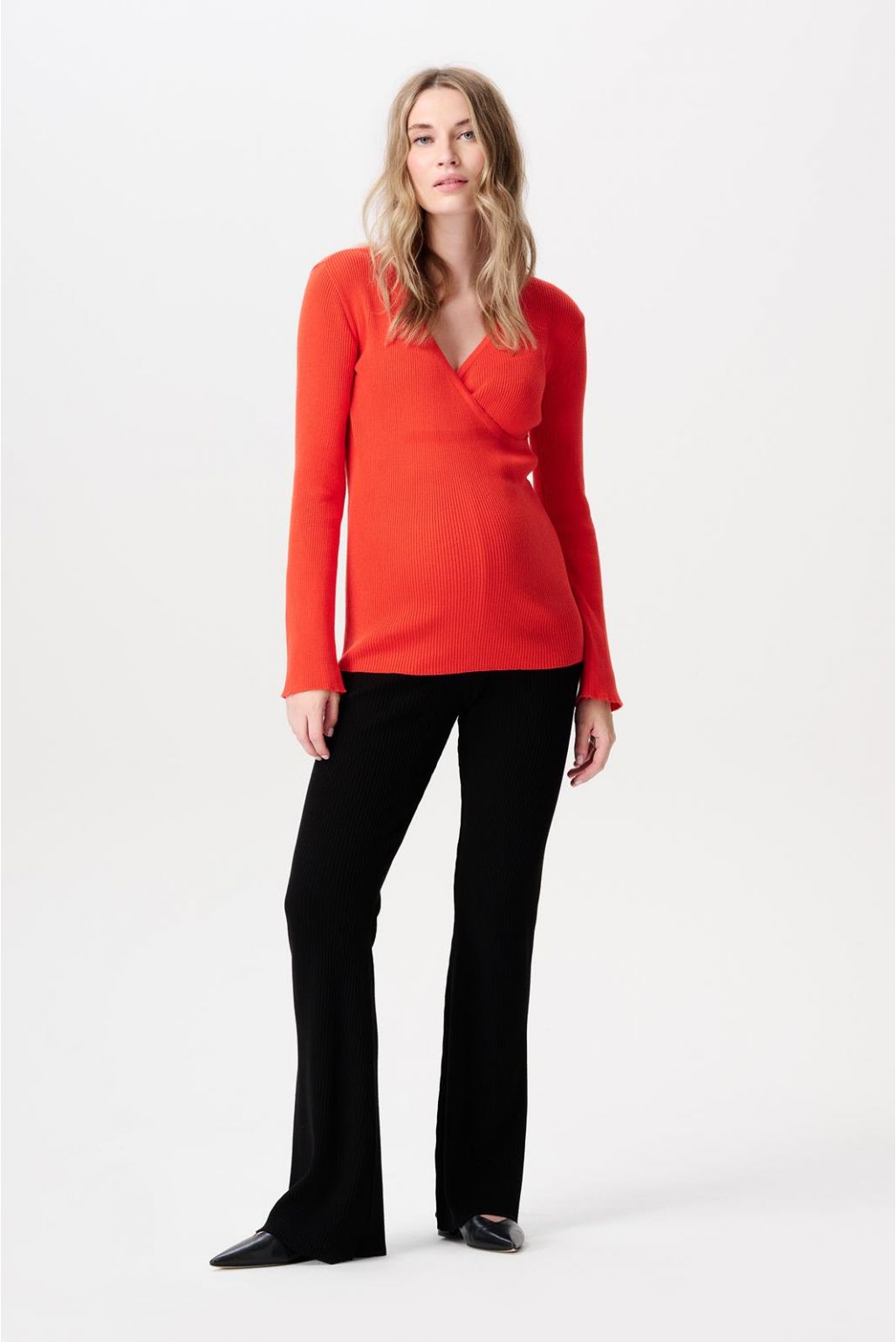 Noppies Maternity T-shirt d'allaitement Coco - Tangerine Tango