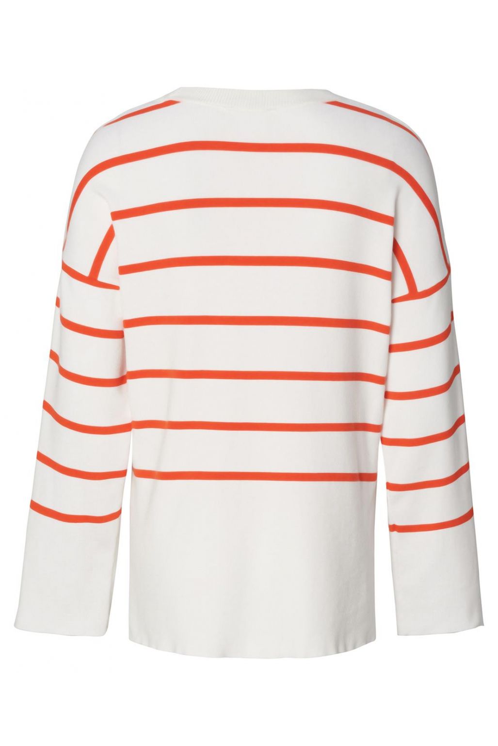 Noppies Maternity Trui met voedingsfunctie Jair - Tango Red Stripe