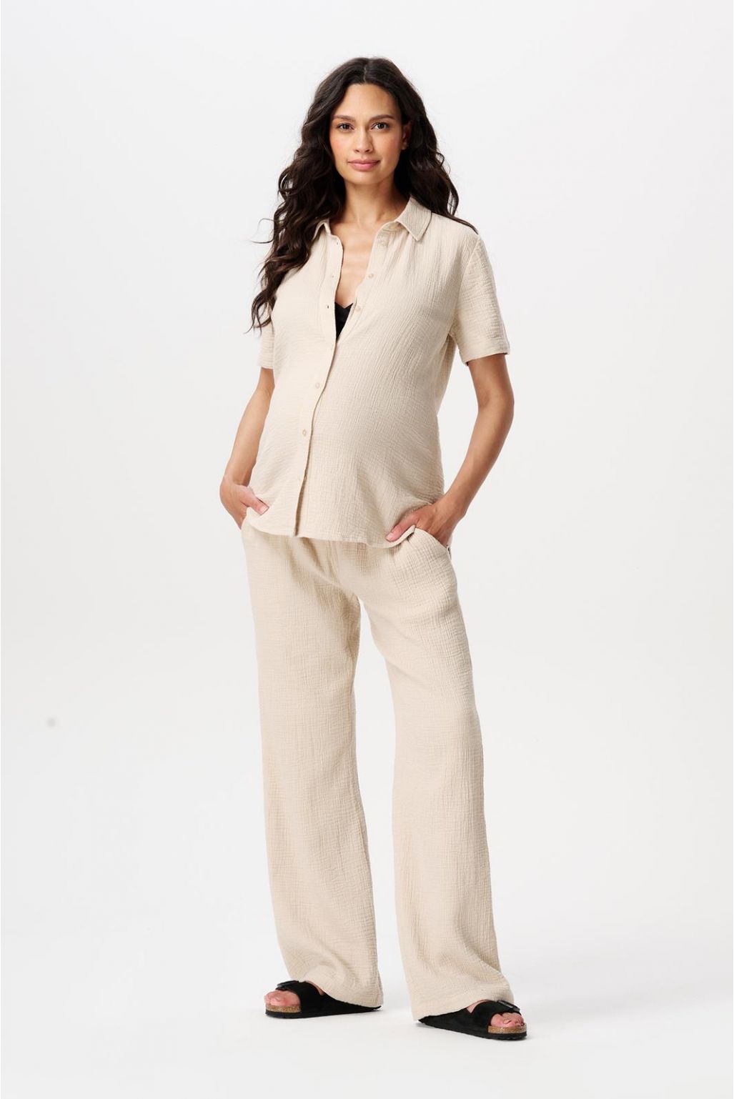 Noppies Maternity Blouse Pepep - Light Sand