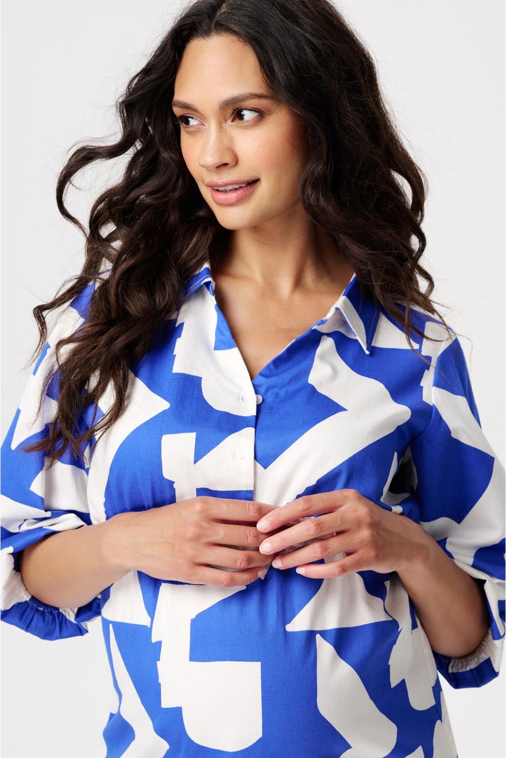 Noppies Maternity Blouse Mayte - Graphic Blue Print