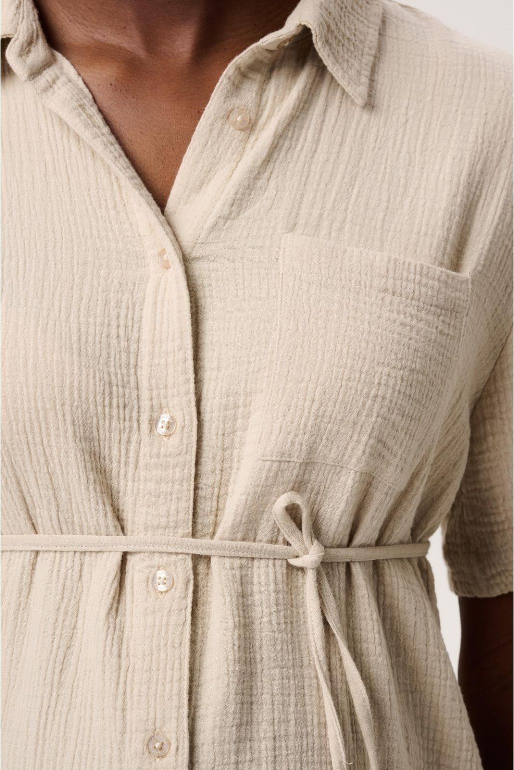 Noppies Maternity Still-Kleid Cruz - Light Sand