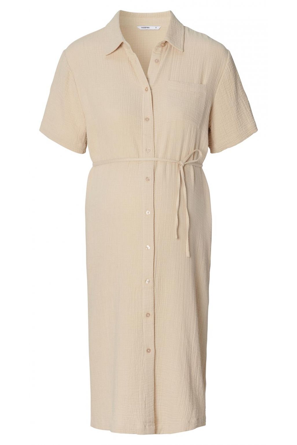 Noppies Maternity Still-Kleid Cruz - Light Sand