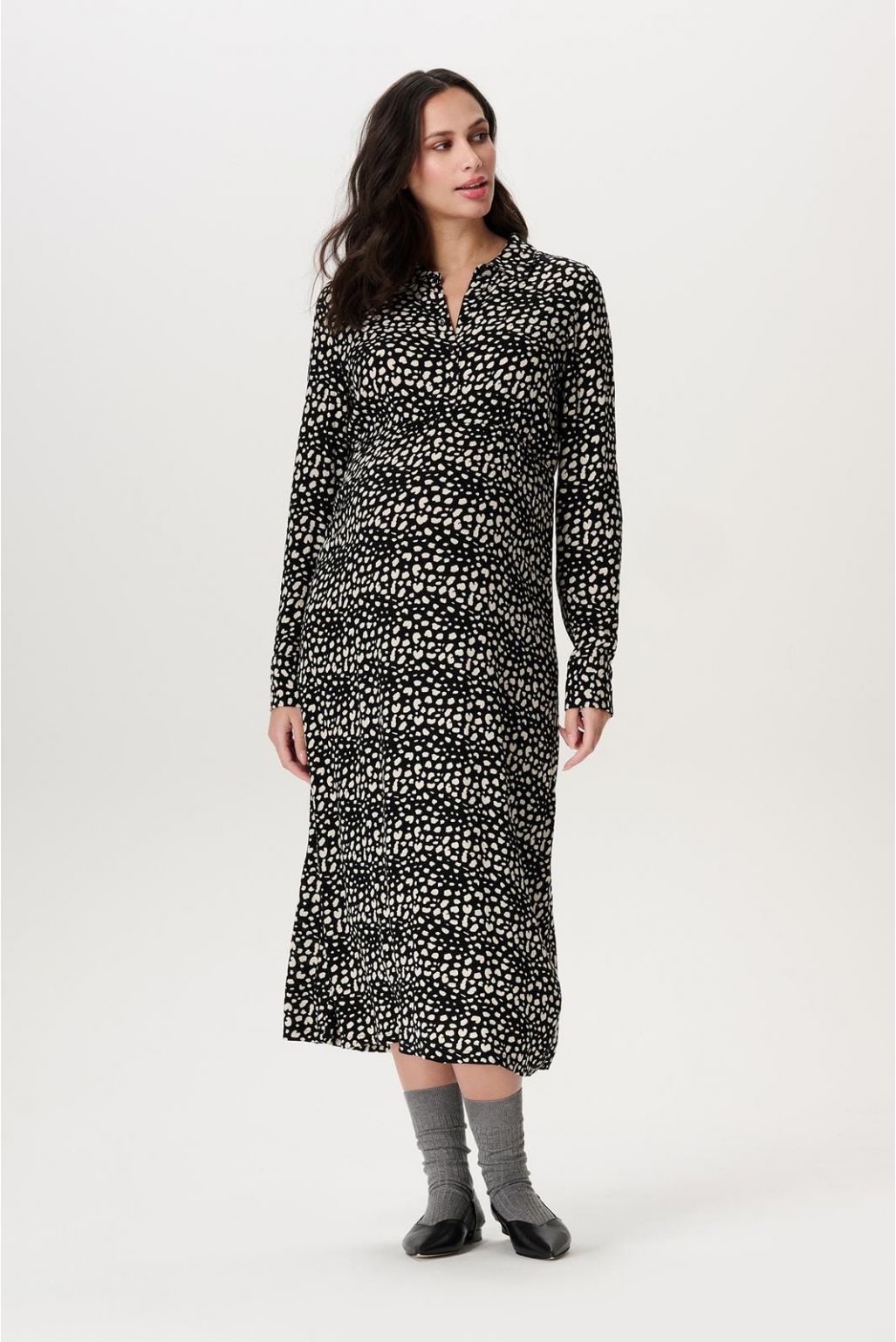 Noppies Maternity Jurk met voedingsfunctie Fureso - Minimal Dot Noppies Maternity Jurk met voedingsfunctie Fureso - Minimal Dot
