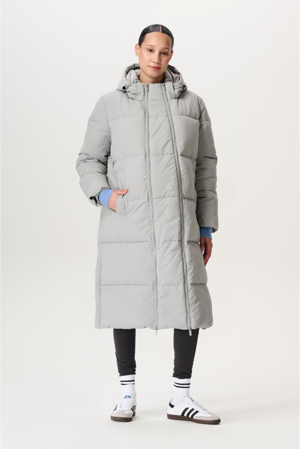 Noppies Maternity Winterjas Teavu - Ultimate Grey Noppies Maternity Winterjas Teavu - Ultimate Grey