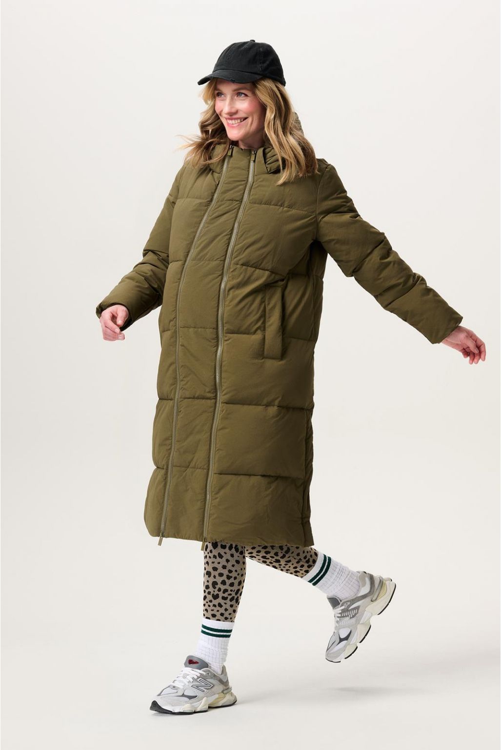 Noppies Maternity Winterjas Teavu - Dark Olive