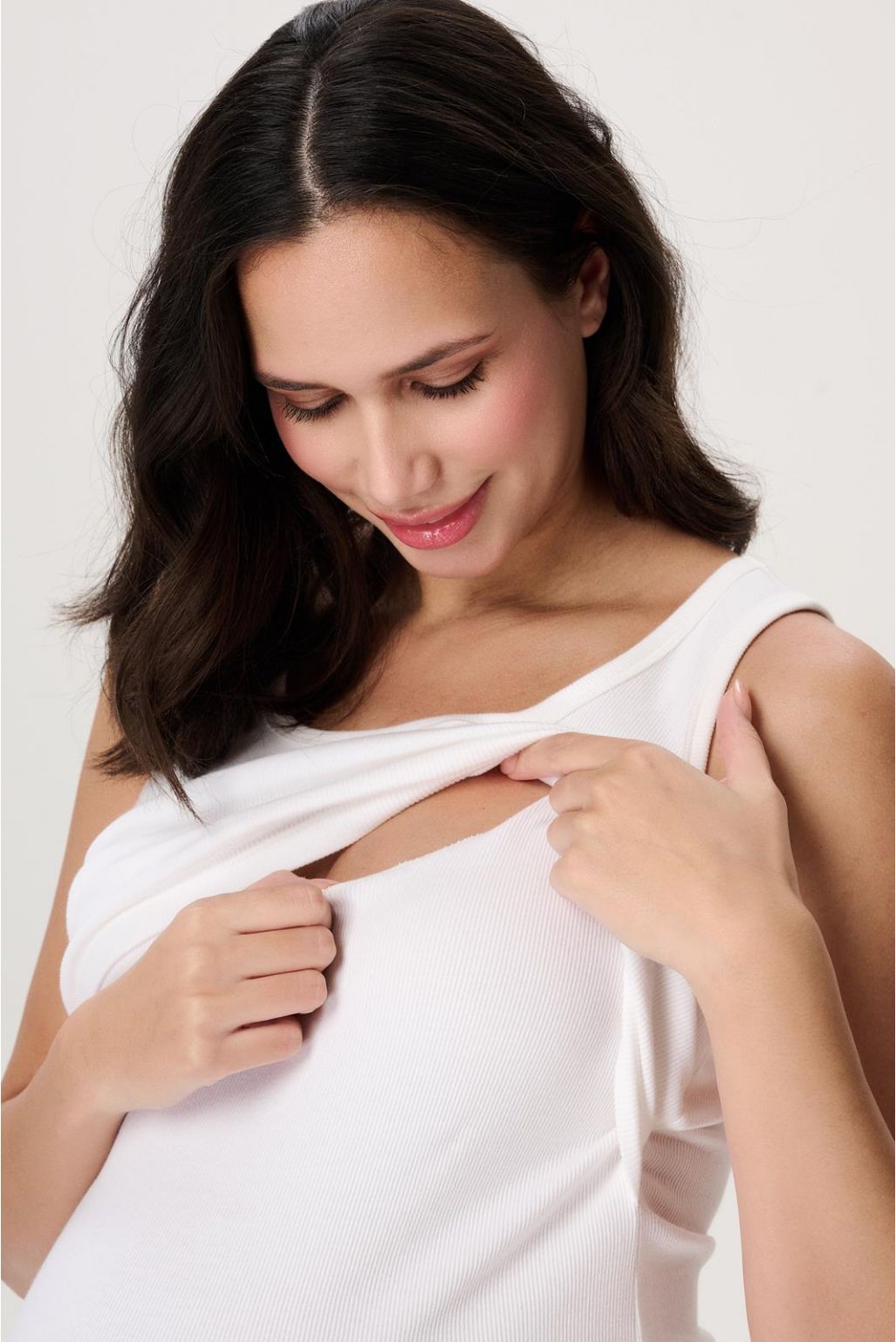 Noppies Maternity Top d'allaitement Evita - Optical White