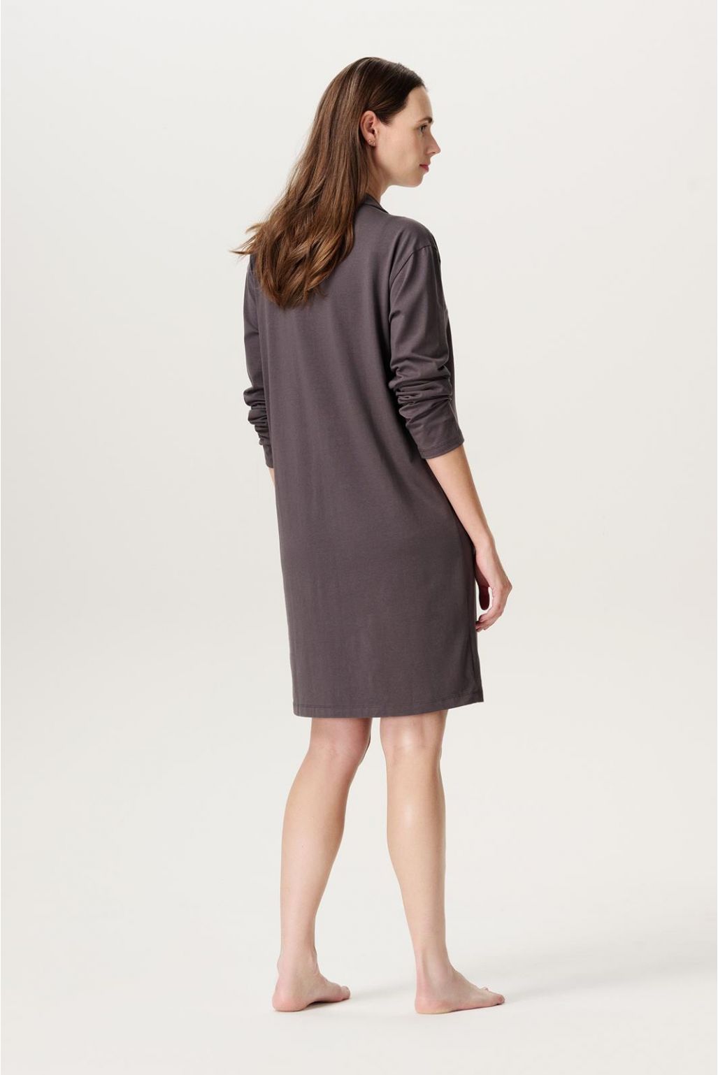 Noppies Maternity Nursing nightdress Maiko - Forged Iron