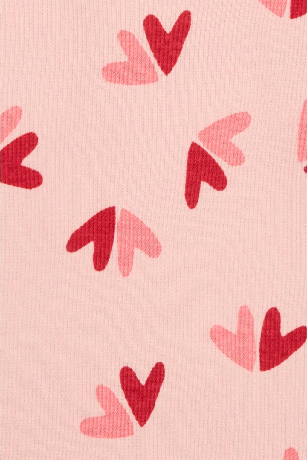 Noppies Baby Longsleeve Minco - Hearts pattern Pink