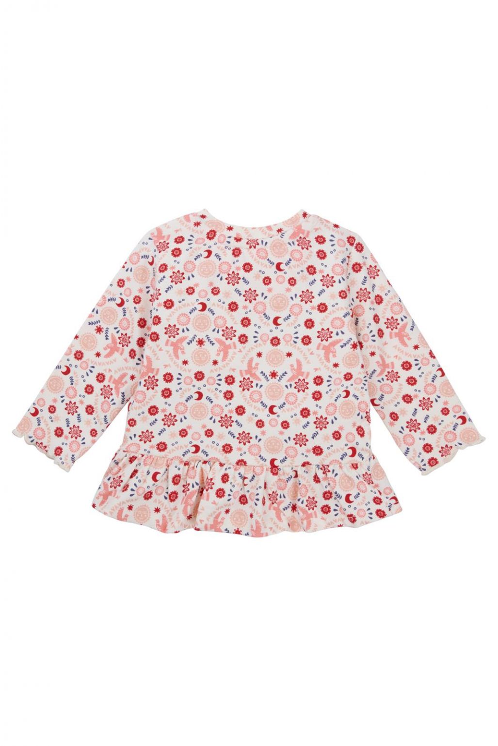 Noppies Baby Langarmshirt Meeker - Floral pattern Pink