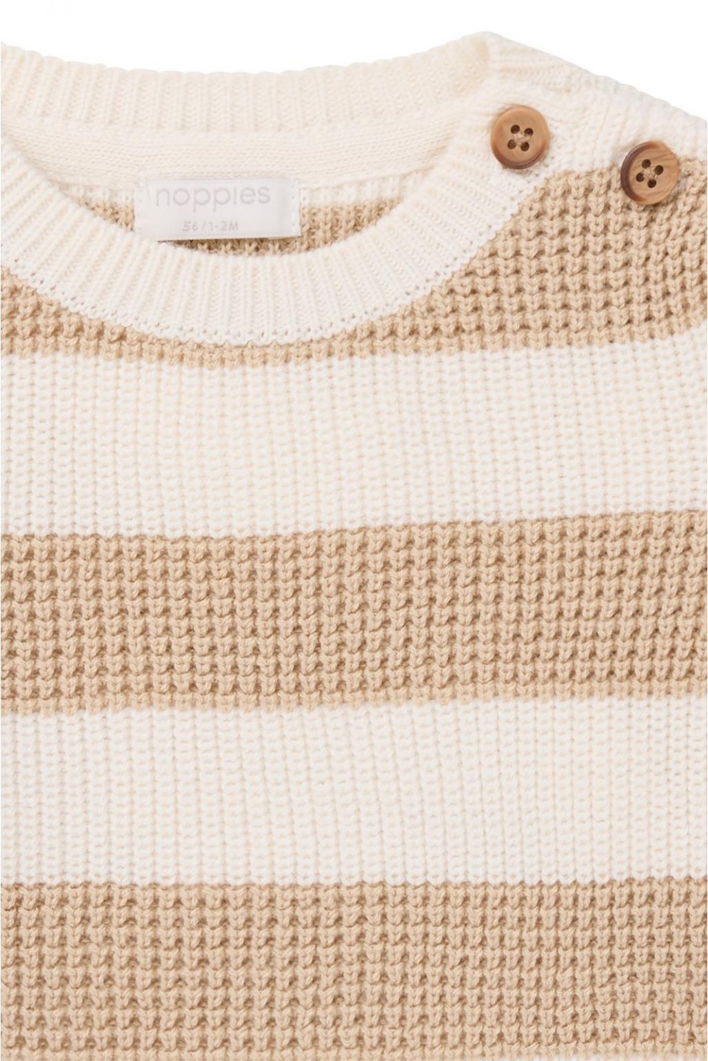 Noppies Baby Pullover Ozona - Stripe pattern Sand/Nude