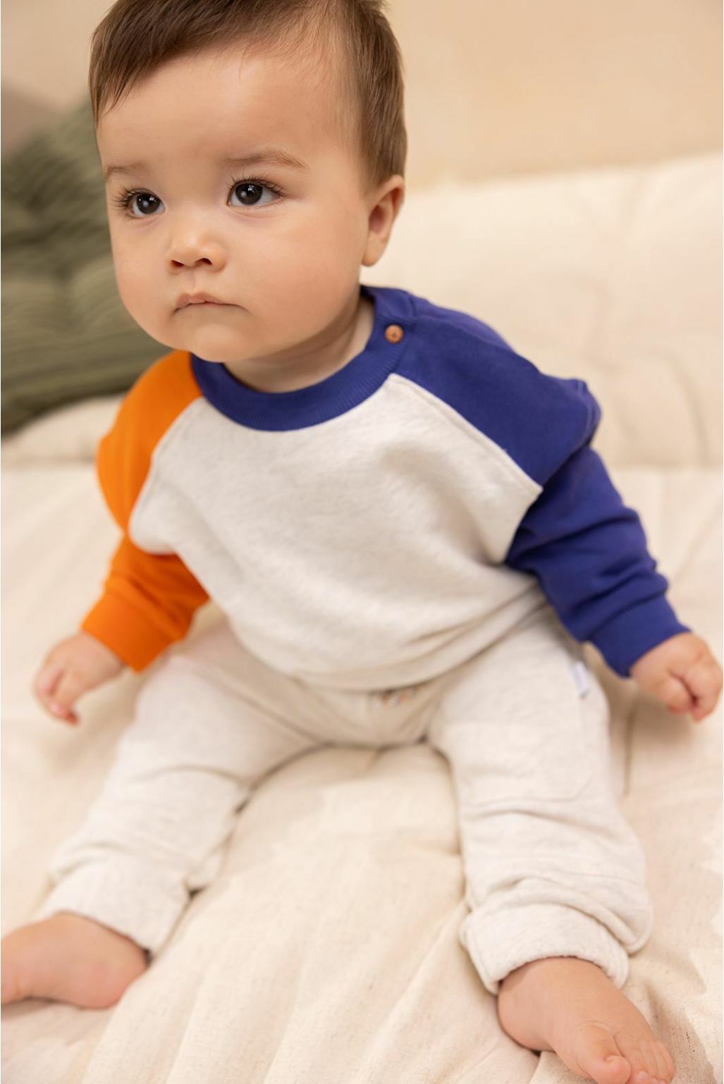 Noppies Baby Broek Ossipee - Oatmeal