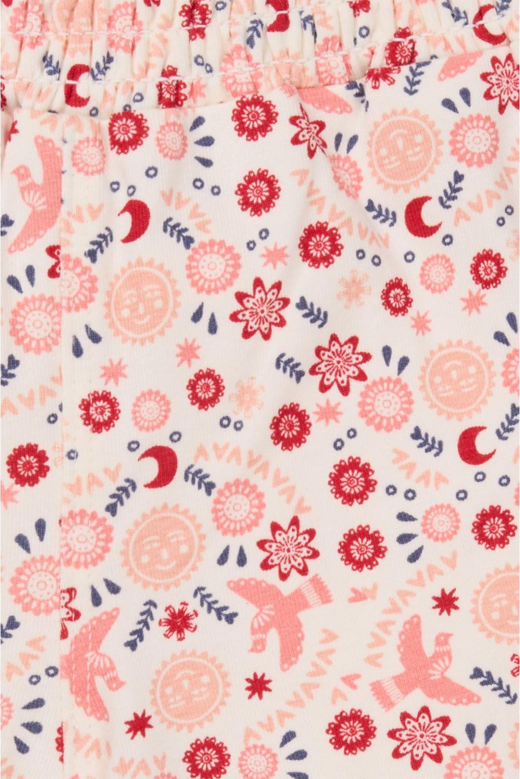 Noppies Baby Pantalon Madras - Floral pattern Pink