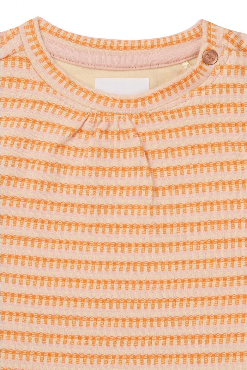 Noppies Baby T-shirt Mowbray - Check pattern Orange