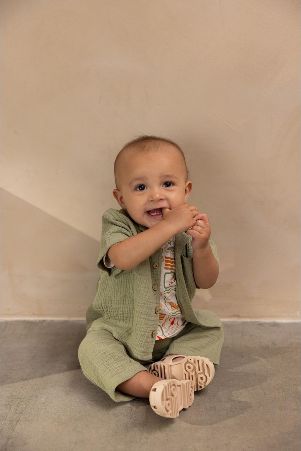 Noppies Baby T-shirt Orizaba - Oil Green