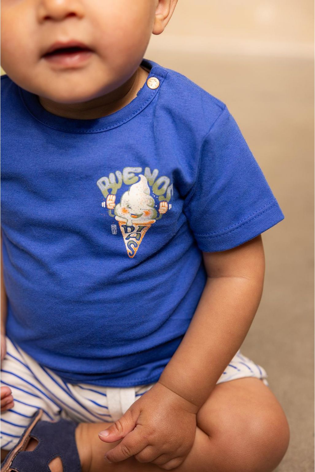 Noppies Baby T-shirt Oloron - Dazzling Blue