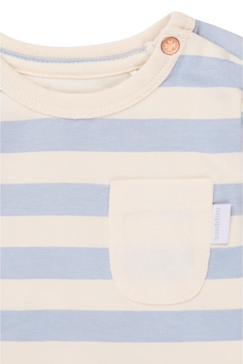 Noppies Baby Longsleeve Otis - Stripe pattern Light Blue
