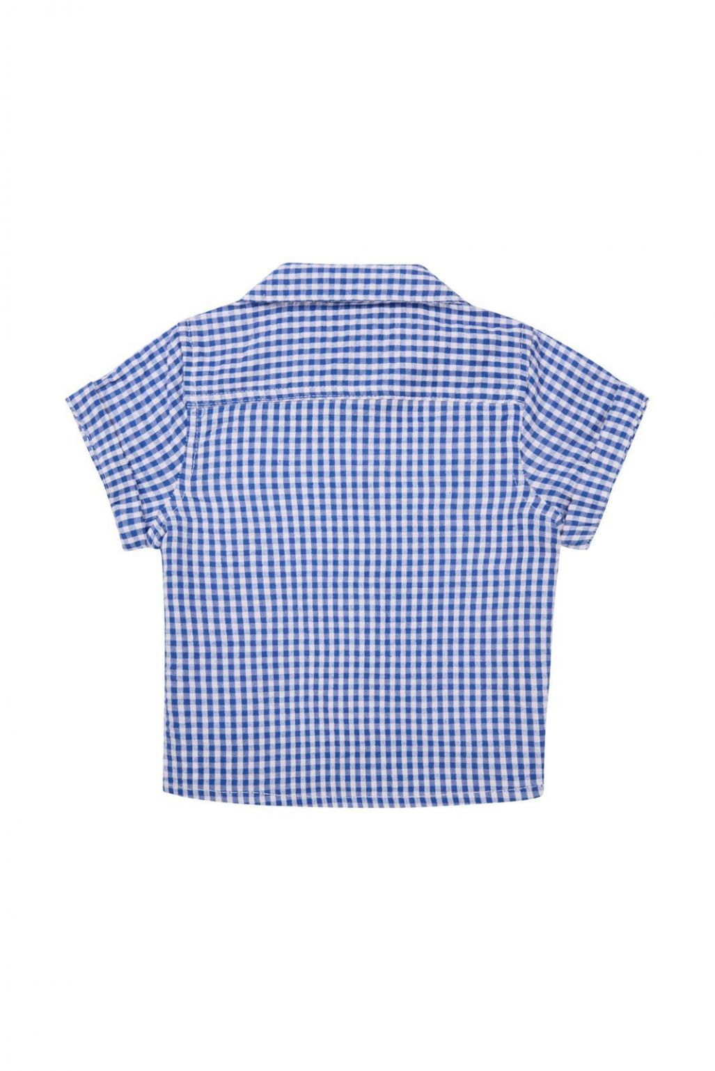 Noppies Baby T-shirt Osnabruck - Check pattern Medium blue