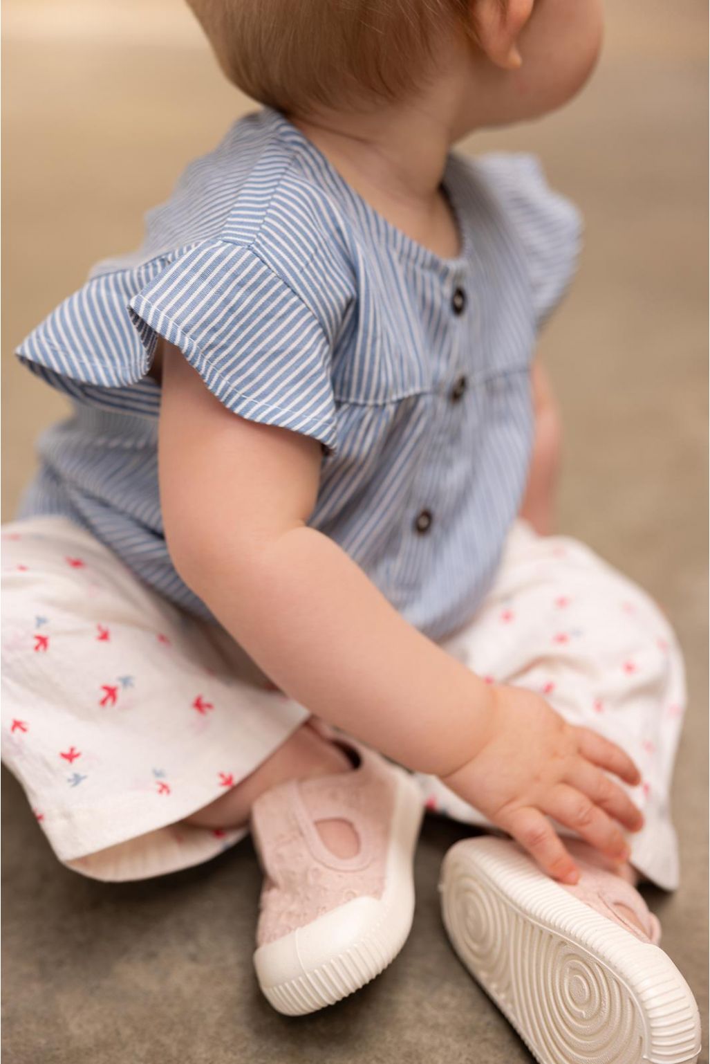 Noppies Baby Hose Morada - Animals pattern Off white