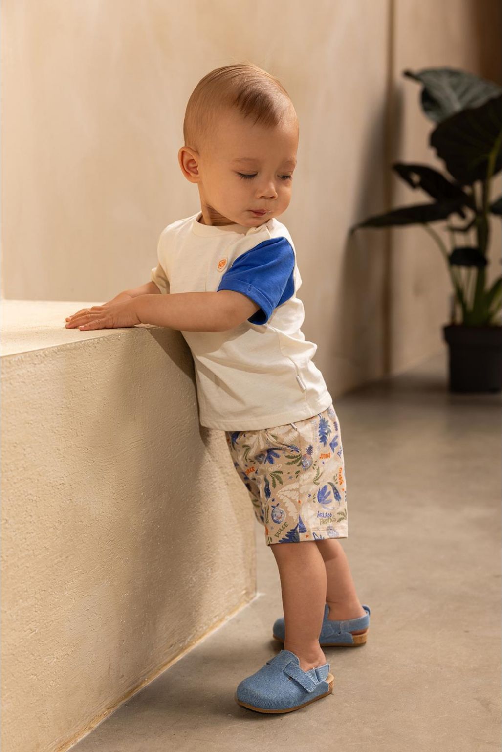 Noppies Baby Short Othon - Fruit pattern Sand/Nude