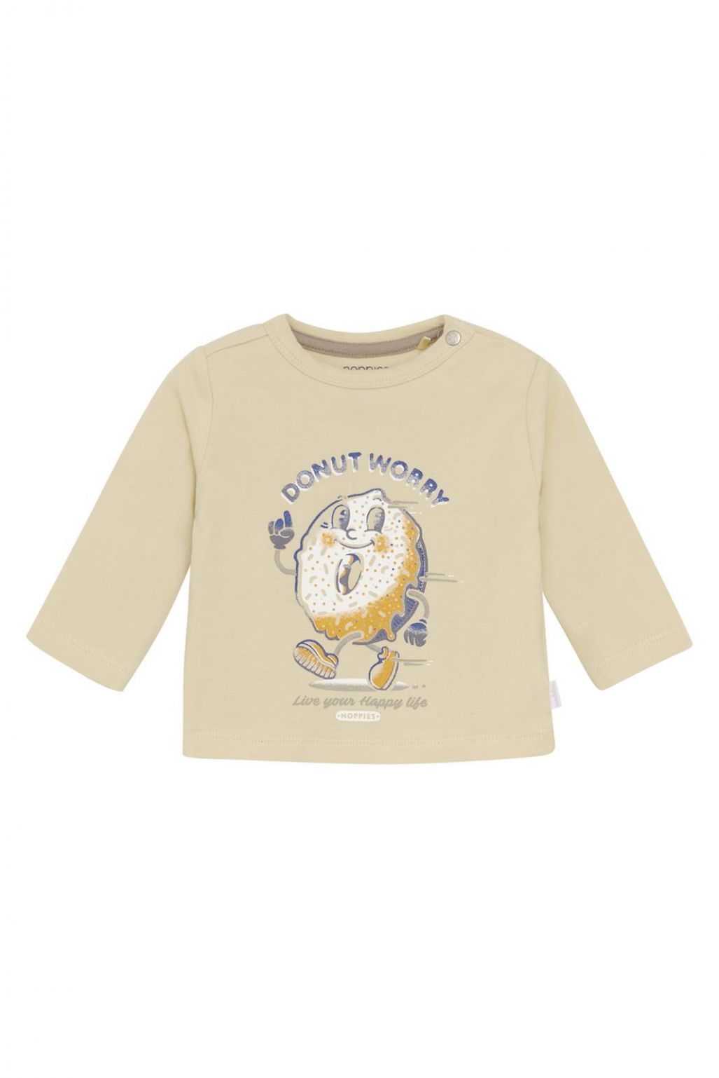 Noppies Baby Longsleeve Sabelli - Wood Ash