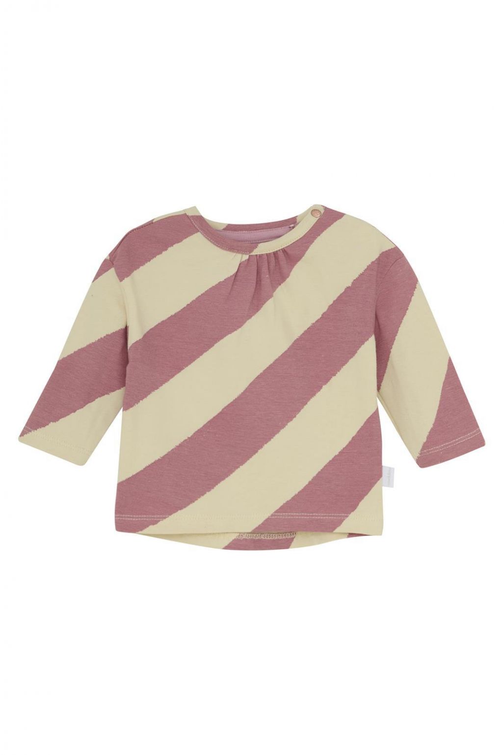 Noppies Baby Langarmshirt Talladega - Stripe Pattern Pink