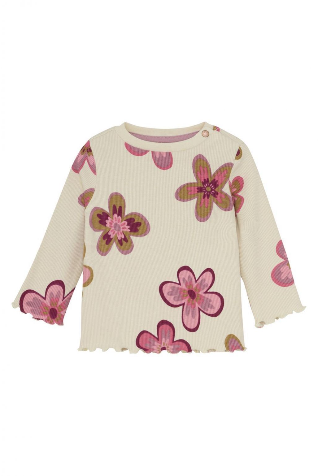 Noppies Baby Langarmshirt Trinity - Floral Pattern Pink