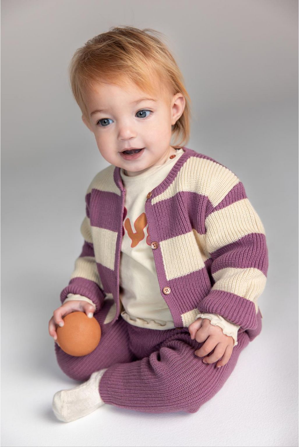 Noppies Baby Strickjacke Tiki - Mellow Mauve