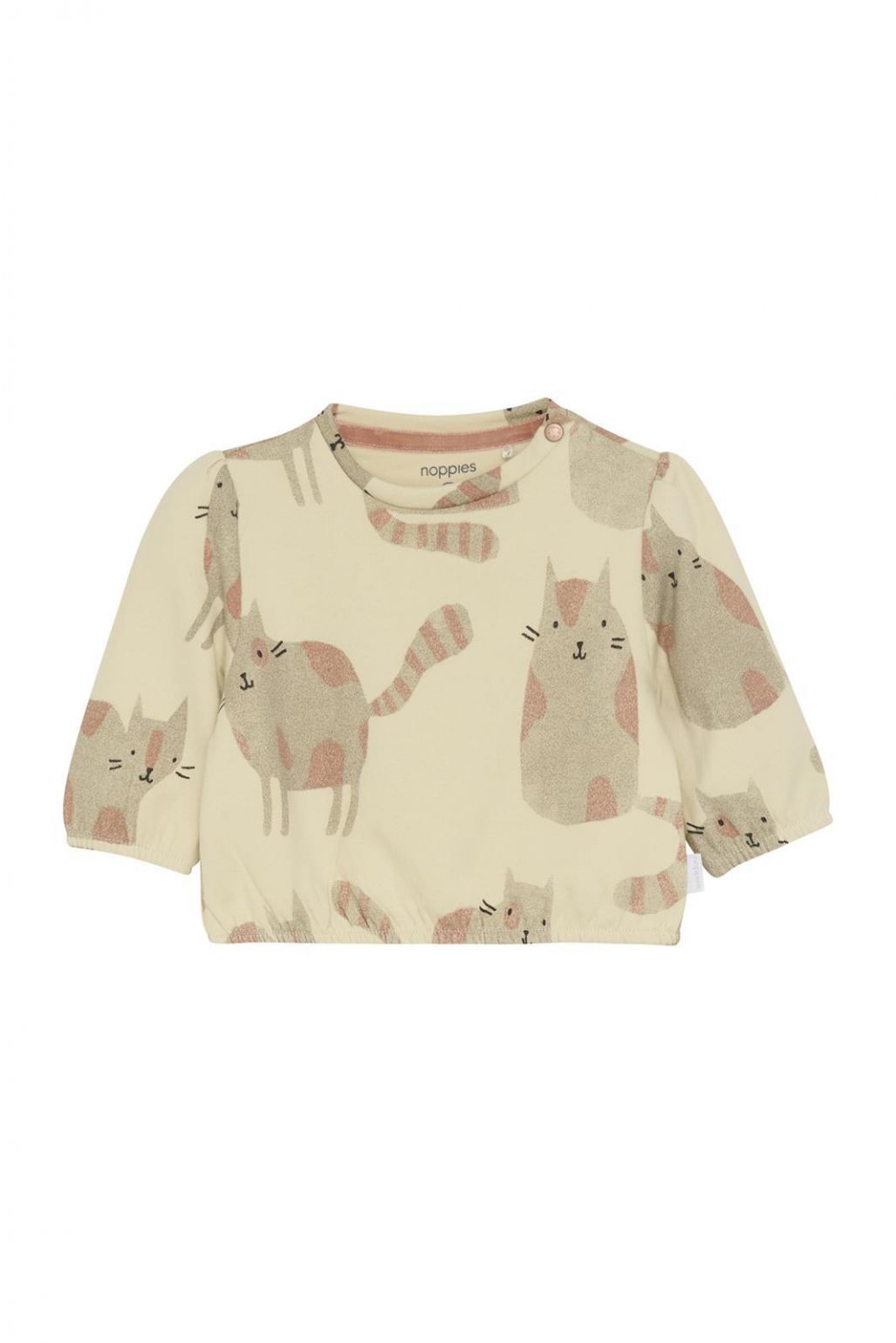 Noppies Baby Sweater Trabuco - Animals Pattern Medium Grey Noppies Baby Sweater Trabuco - Animals Pattern Medium Grey