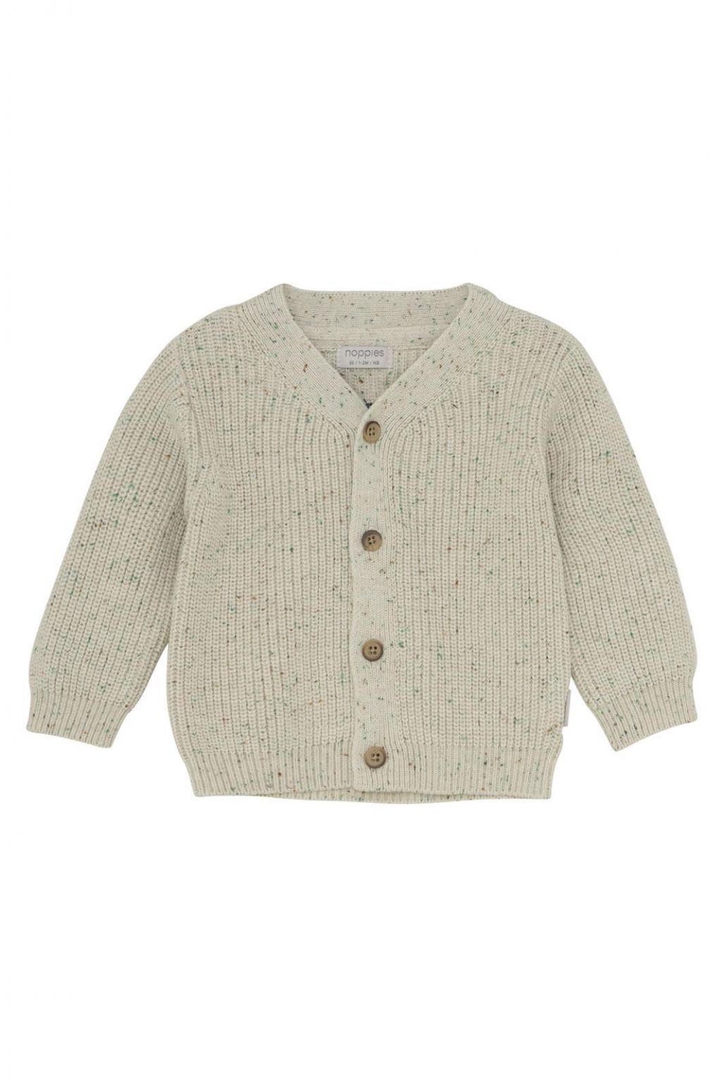 Noppies Baby Strickjacke Steger - Whitecap Gray Noppies Baby Strickjacke Steger - Whitecap Gray