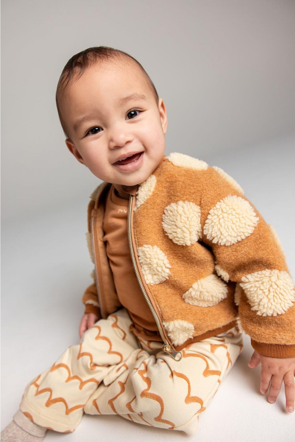 Noppies Baby Jacke Tessie - Biscuit