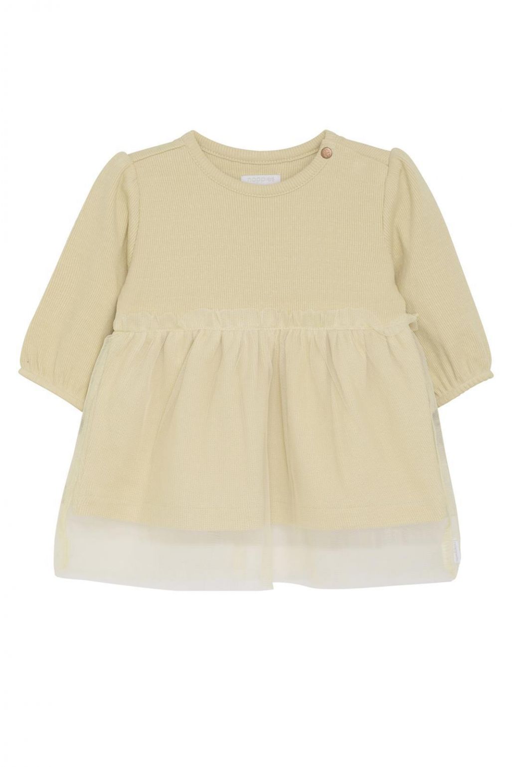 Noppies Baby Dress Talihina - Wood Ash Noppies Baby Dress Talihina - Wood Ash