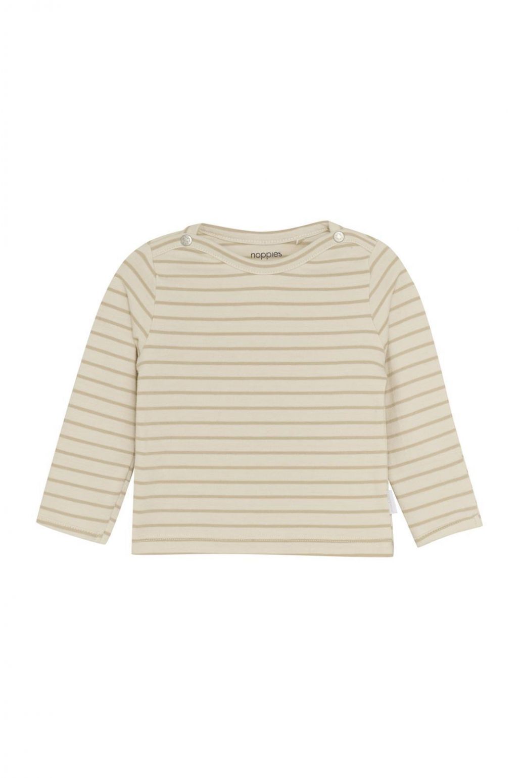 Noppies Baby T-shirt manches longues Nev - Stripe pattern Off white