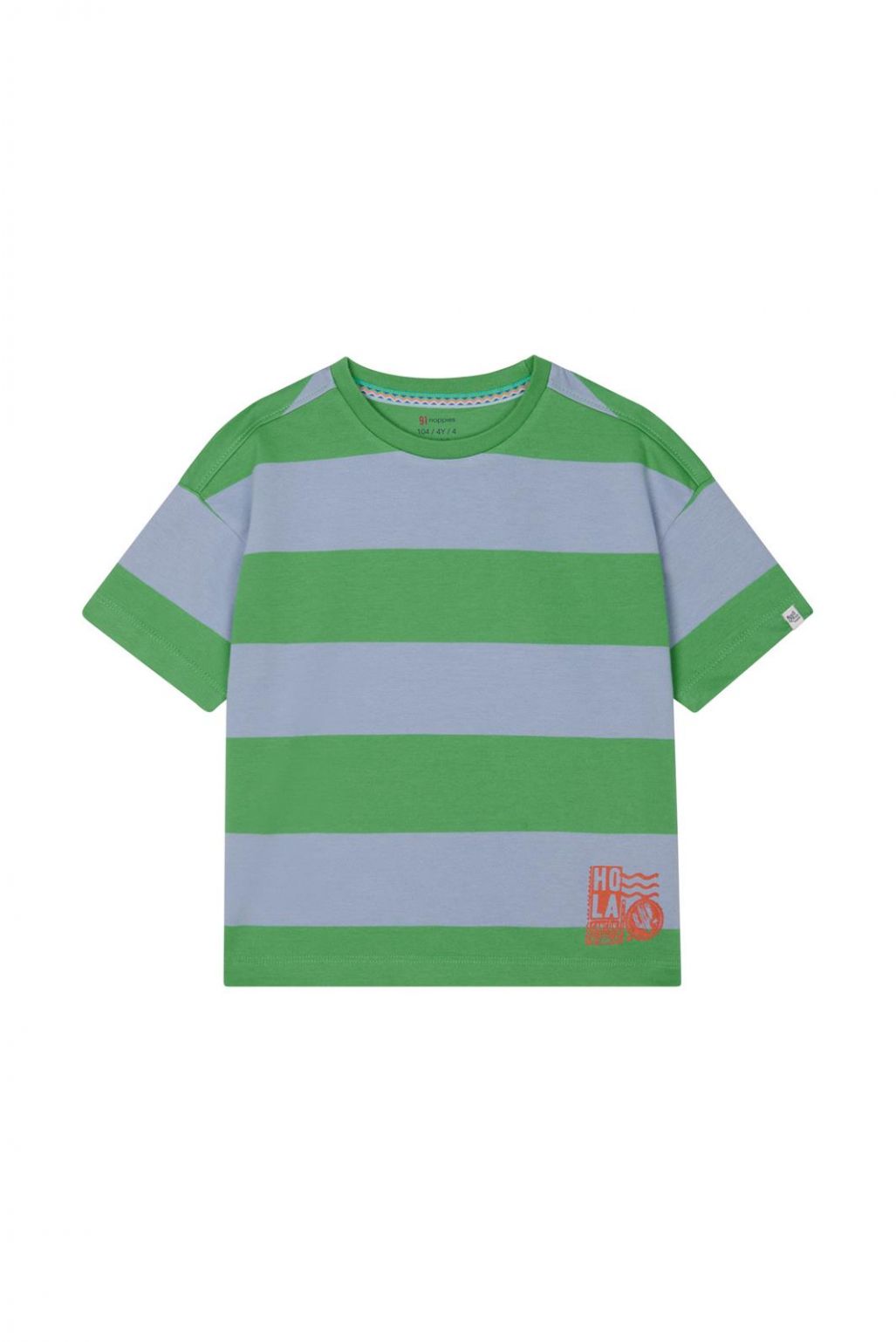 Noppies Kids T-shirt Larkfield - Stripe pattern Medium Grey