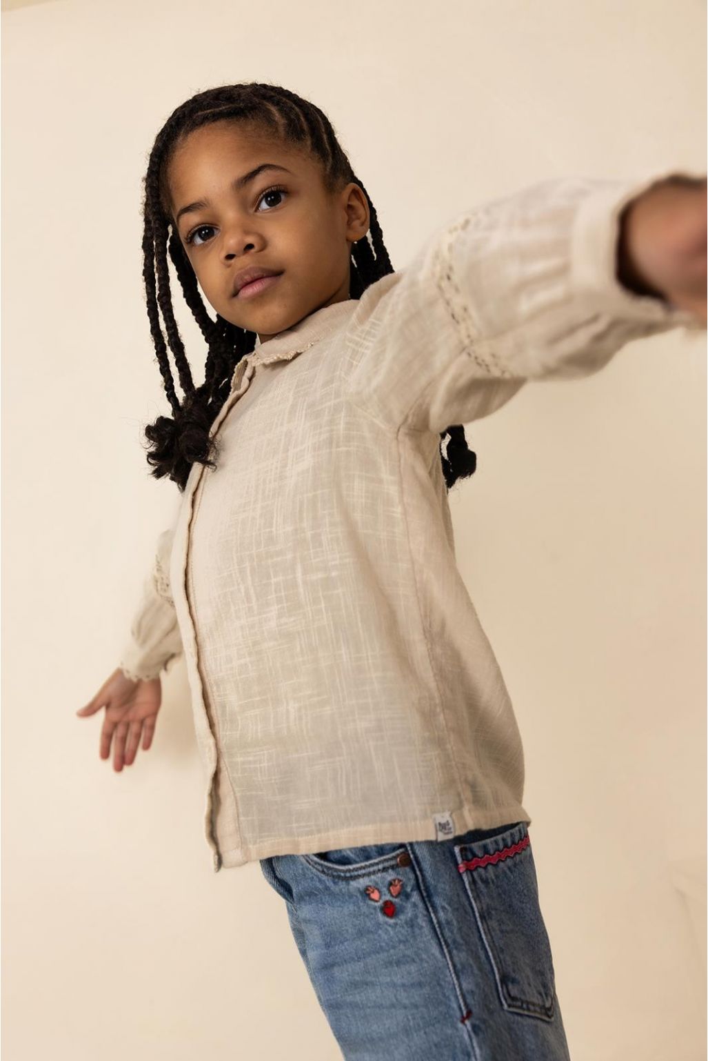 Noppies Kids Bluse Ninnekah - Fog