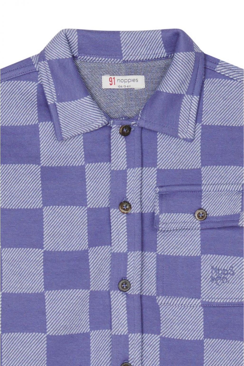 Noppies Kids T-shirt manches longues Lynnwood - Check pattern Medium blue