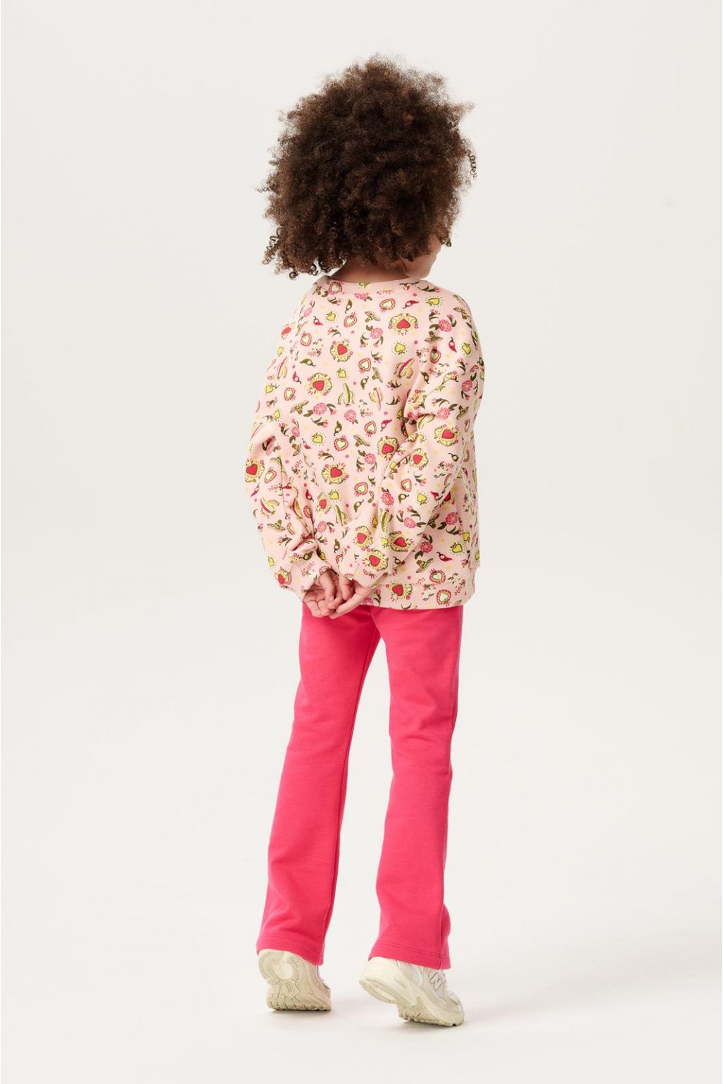 Noppies Kids Sweater Nellieburg - Hearts pattern Pink