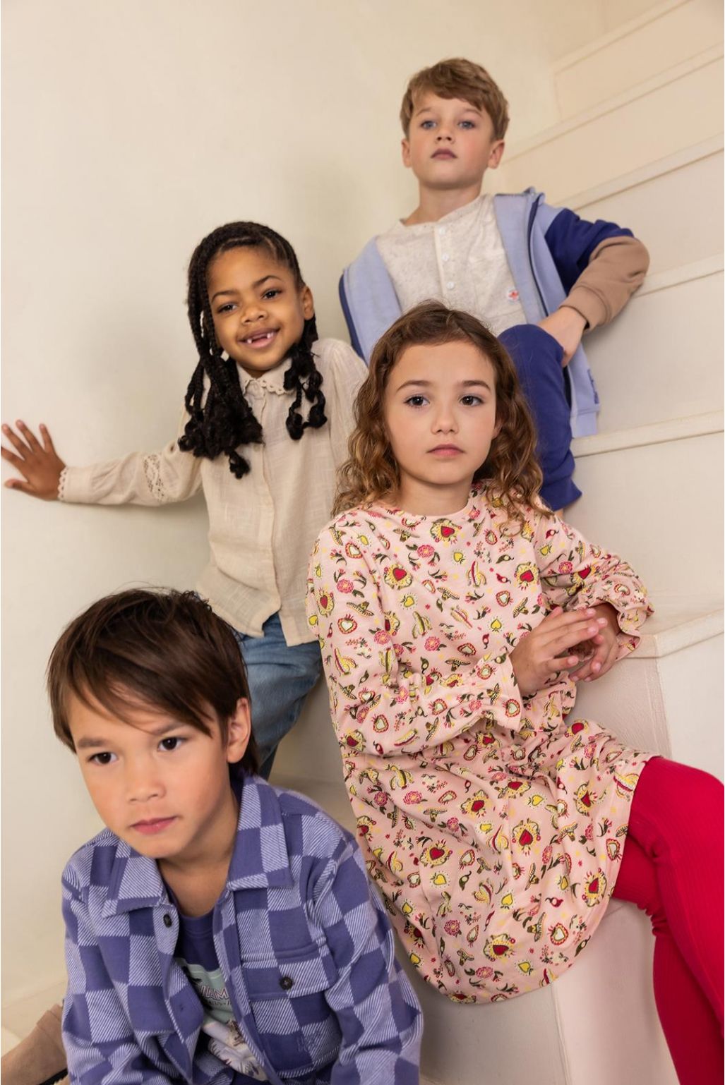 Noppies Kids Kleid Nellysford - Hearts pattern Pink