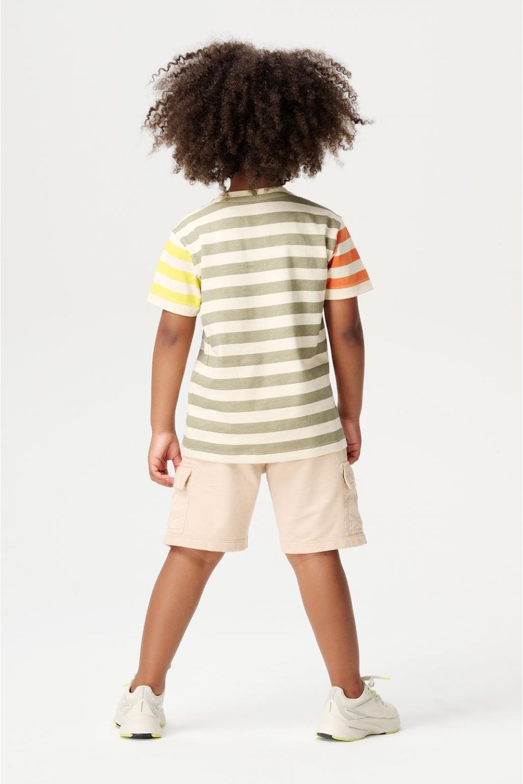 Noppies Kids T-shirt Lugana - Stripe Pattern Medium Yellow