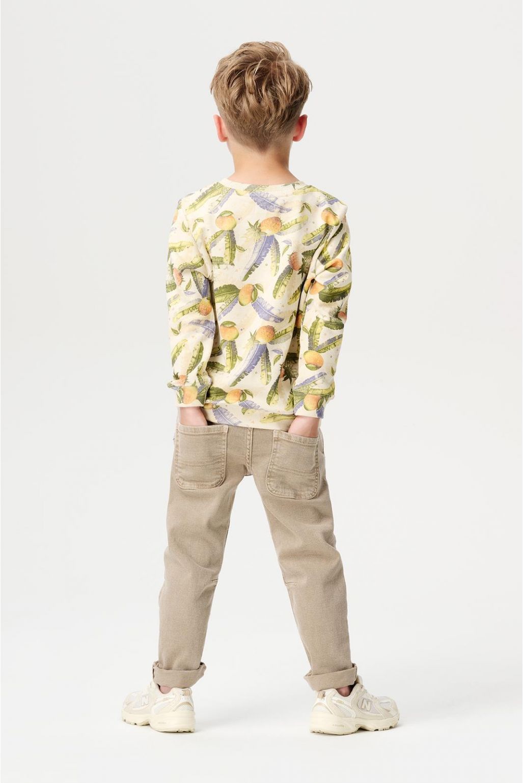 Noppies Kids Sweater Lugoff - Tropical pattern Off white