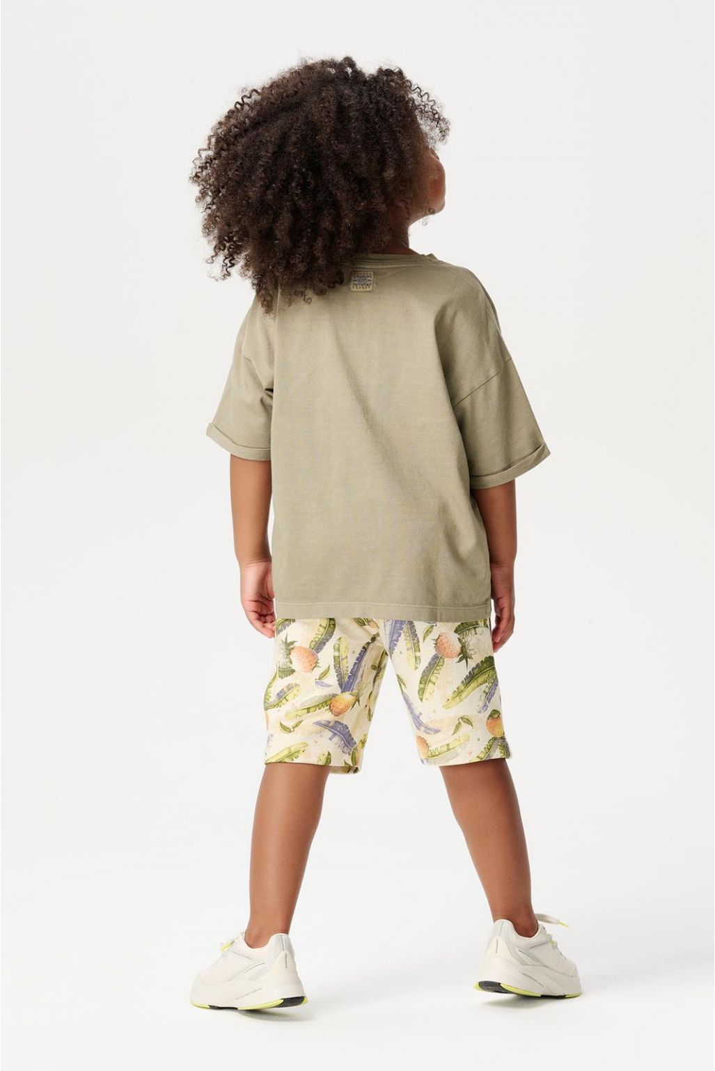 Noppies Kids Shorts Lamar - Tropical pattern Off white