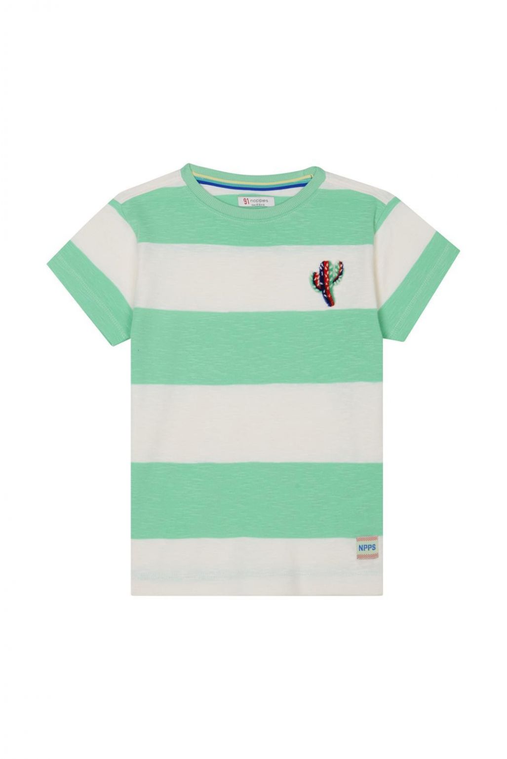 Noppies Kids T-shirt Lutcher - Stripe pattern Medium Grey