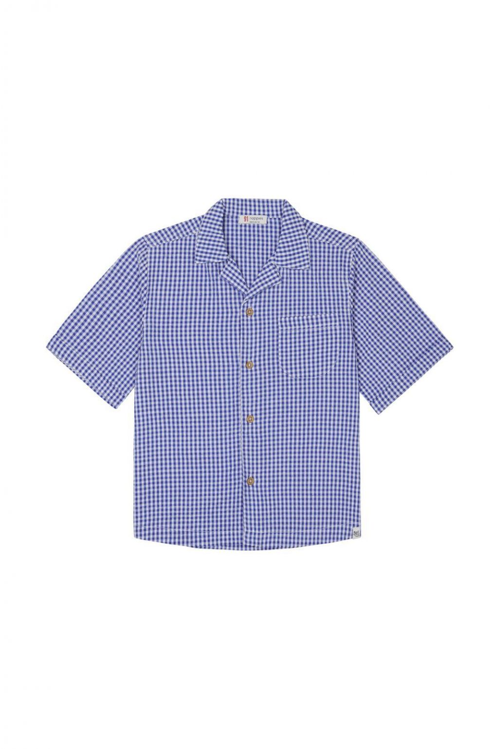 Noppies Kids T-shirt Osnabruck - Check pattern Medium blue