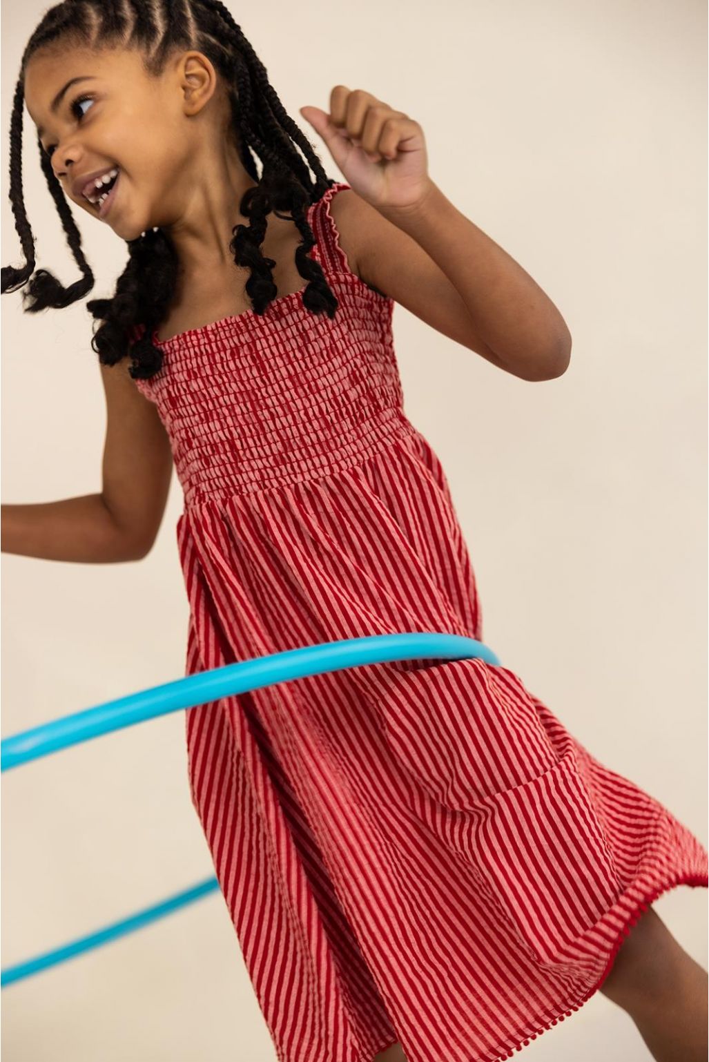 Noppies Kids Jurk Nicolet - Stripe pattern Pink