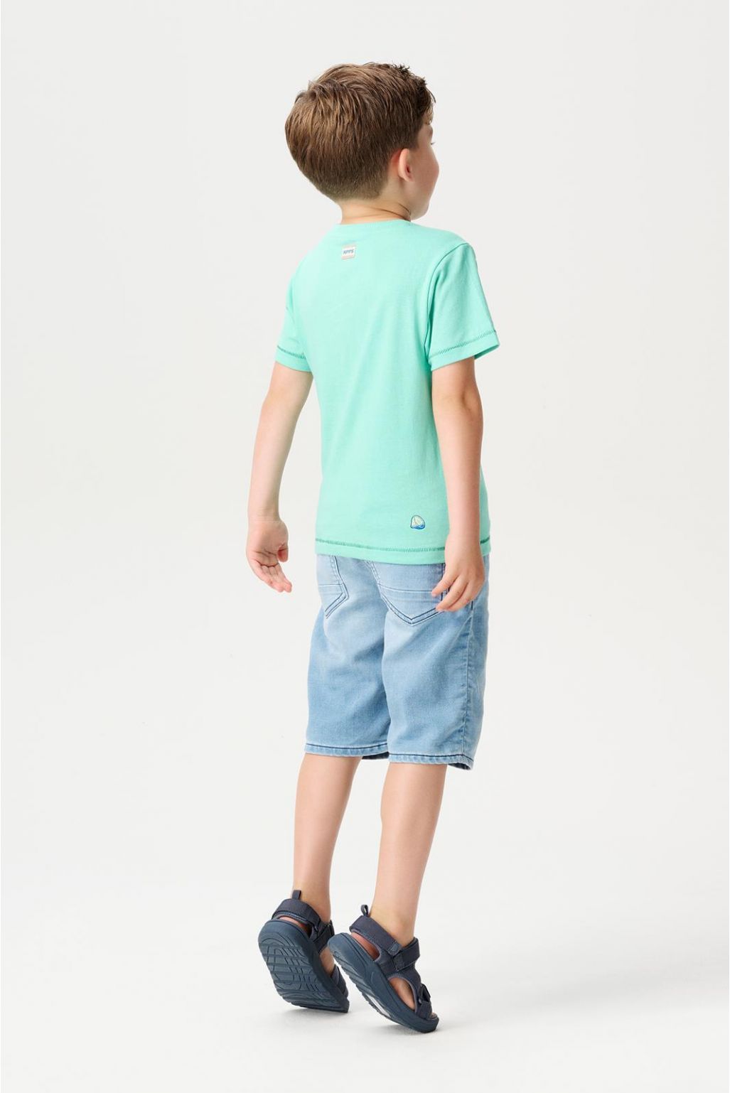 Noppies Kids Jeans Shorts Laurens - Washed Blue
