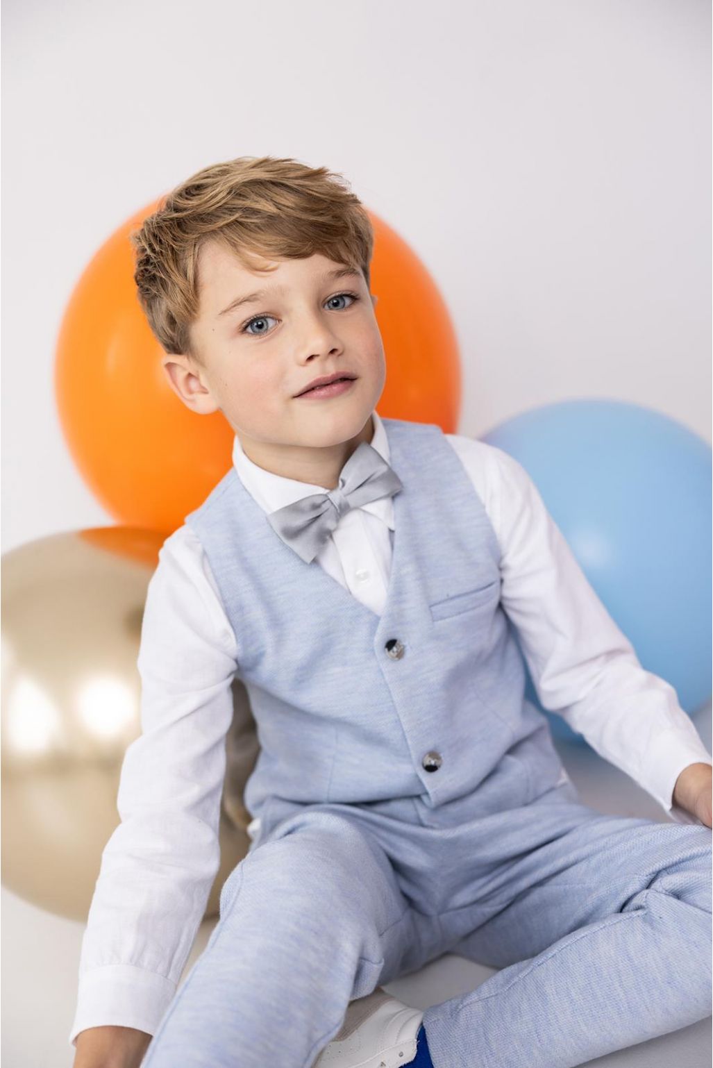 Noppies Kids Gilet Mersin - Blue Melange
