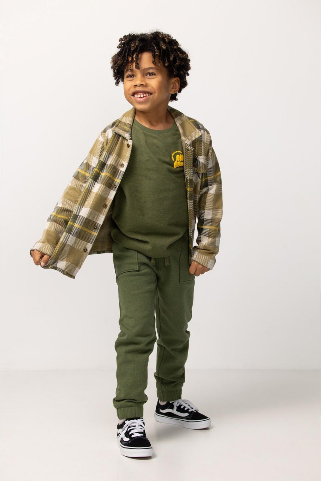 Noppies Kids Overhemd Russell - Check Pattern Medium Green Noppies Kids Overhemd Russell - Check Pattern Medium Green